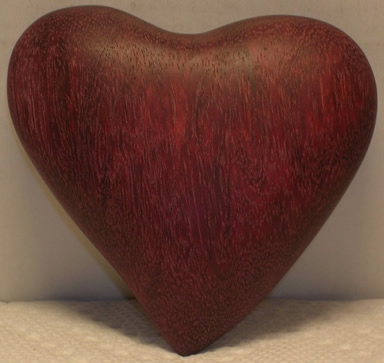 heartwood carved heart